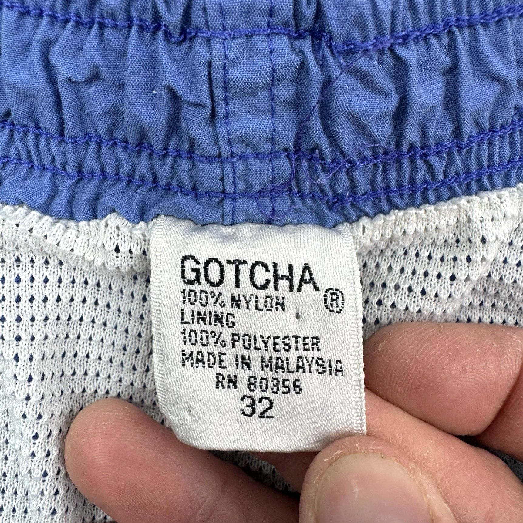 Gotcha VINTAGE Gotcha Swim Trunks Men 32 Blue Trunks Beach 90s Mens Size US 32 / EU 48 - 6 Thumbnail