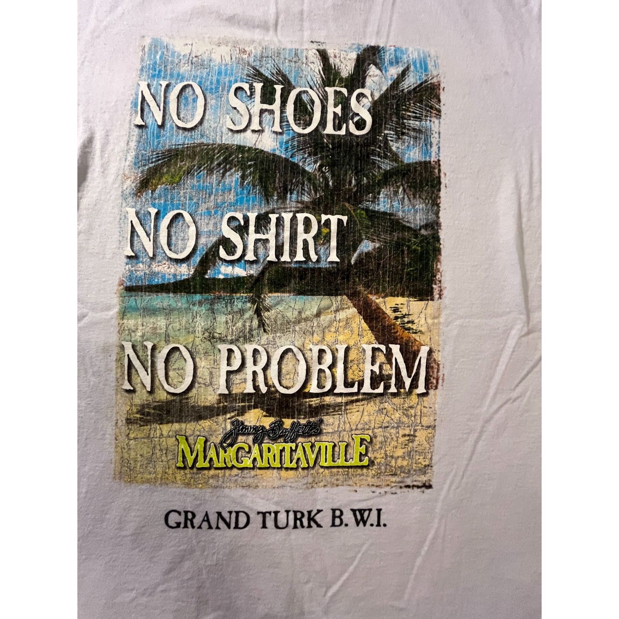 Gildan margaritaville shirt size medium white grand turk jimmy buff Size US M / EU 48-50 / 2 - 2 Thumbnail
