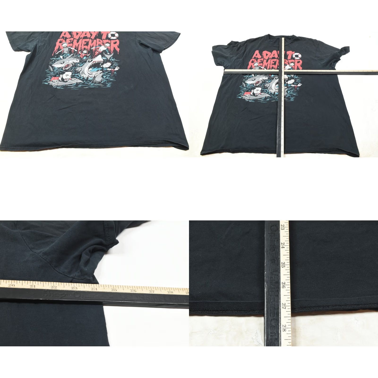 Vintage VINTAGE A Day to Remember Shark Week T-Shirt Mens 2XL Black Short Sleeve Y2K Size US XXL / EU 58 / 5 - 8 Thumbnail
