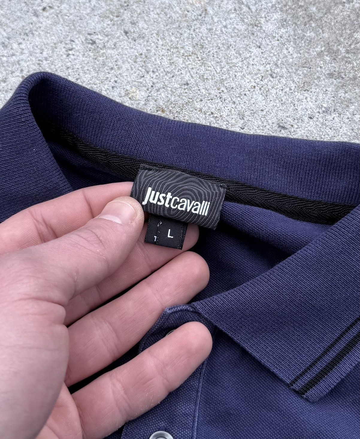 Other Vintage Just Cavalli Y2K streetwear luxury rare polo shirt Size US L / EU 52-54 / 3 - 18 Thumbnail