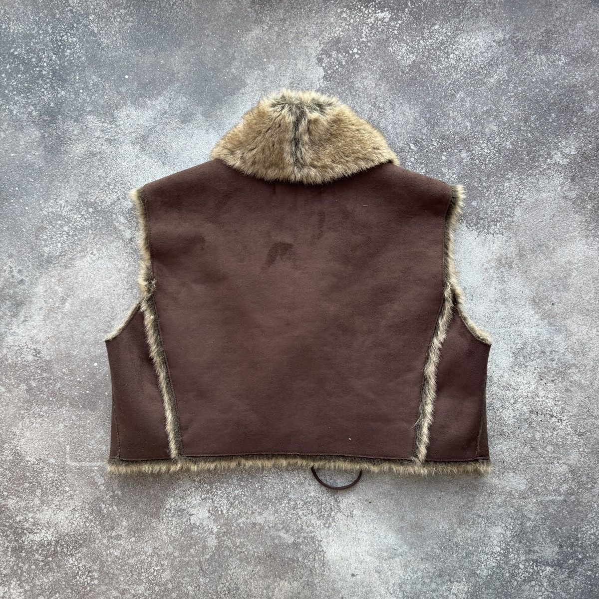 Hysteric Glamour 2000’s Aesthetic Vintage Y2K Glamour Faux Fur Vest Jacket Size S / US 4 / IT 40 - 4 Thumbnail