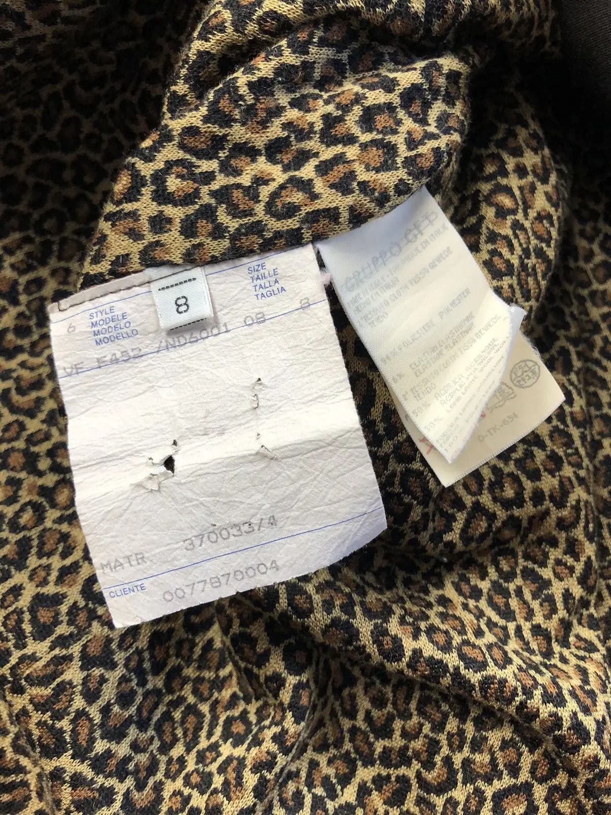 Valentino VALENTINO Luxury Vintage Boutique Leopard Blazer Size L / US 10 / IT 46 - 8 Thumbnail