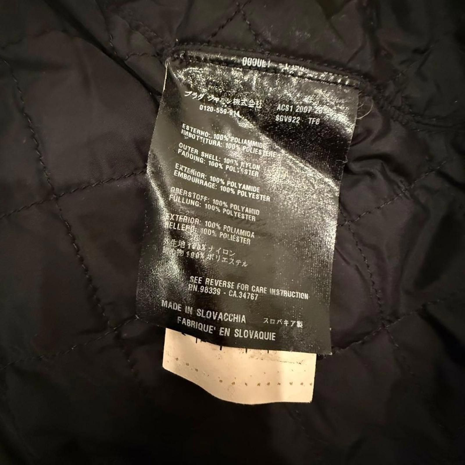 Prada Prada - Men's Black Quilted Hooded Vest Size 50 Size US M / EU 48-50 / 2 - 4 Thumbnail