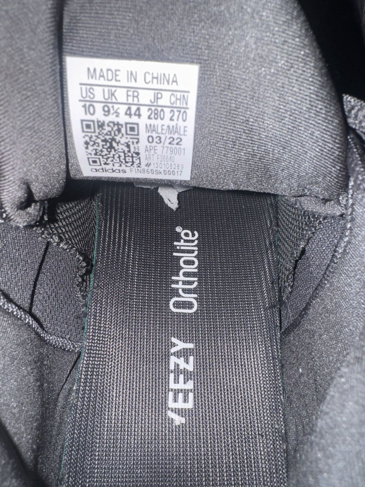 Adidas Adidas Yeezy 500 'Utility Black' Size US 10 / EU 43 - 12 Thumbnail