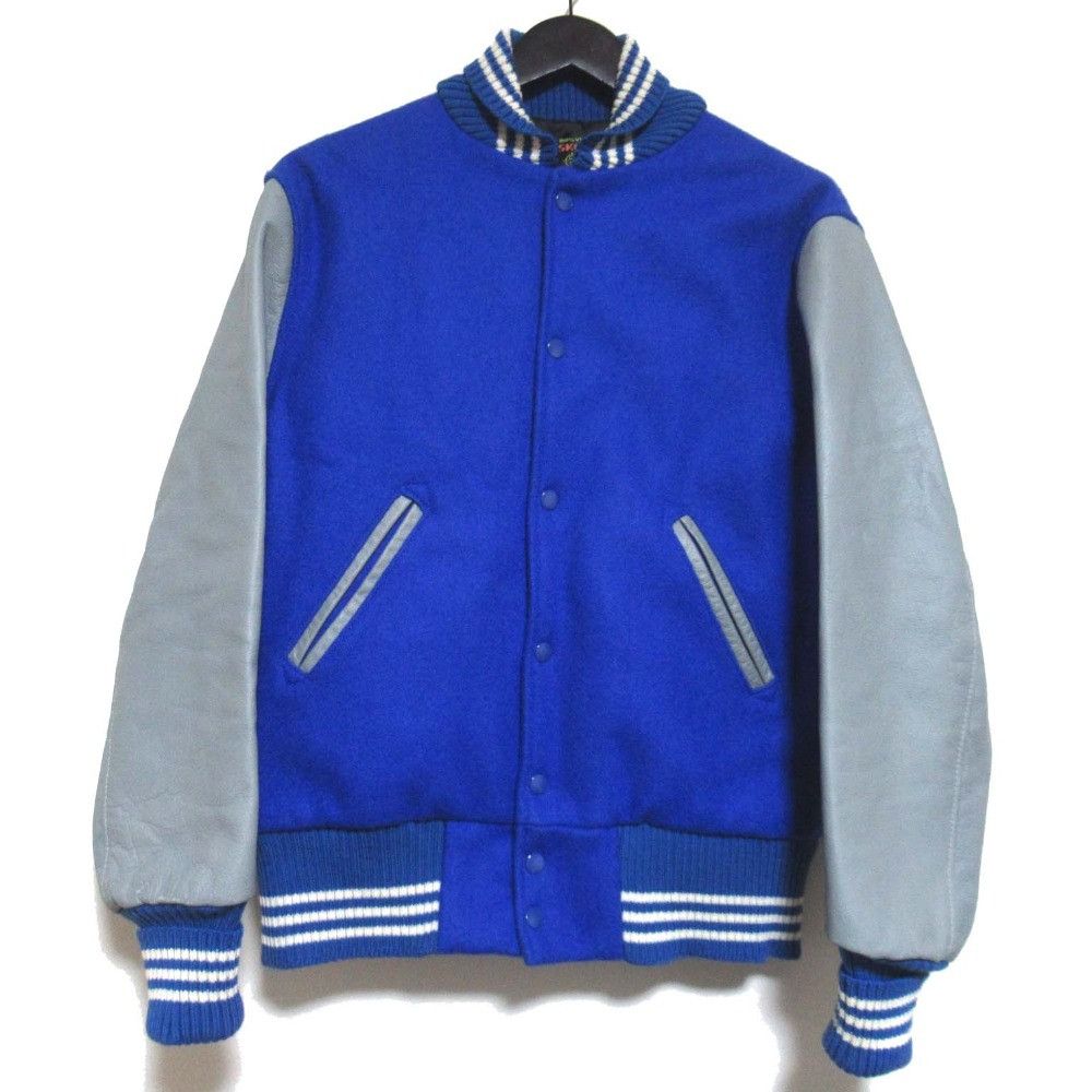 Other SKOOKUM Wool Leather Stadium Jacket Textile Outerwear DUTY FREE for USA
