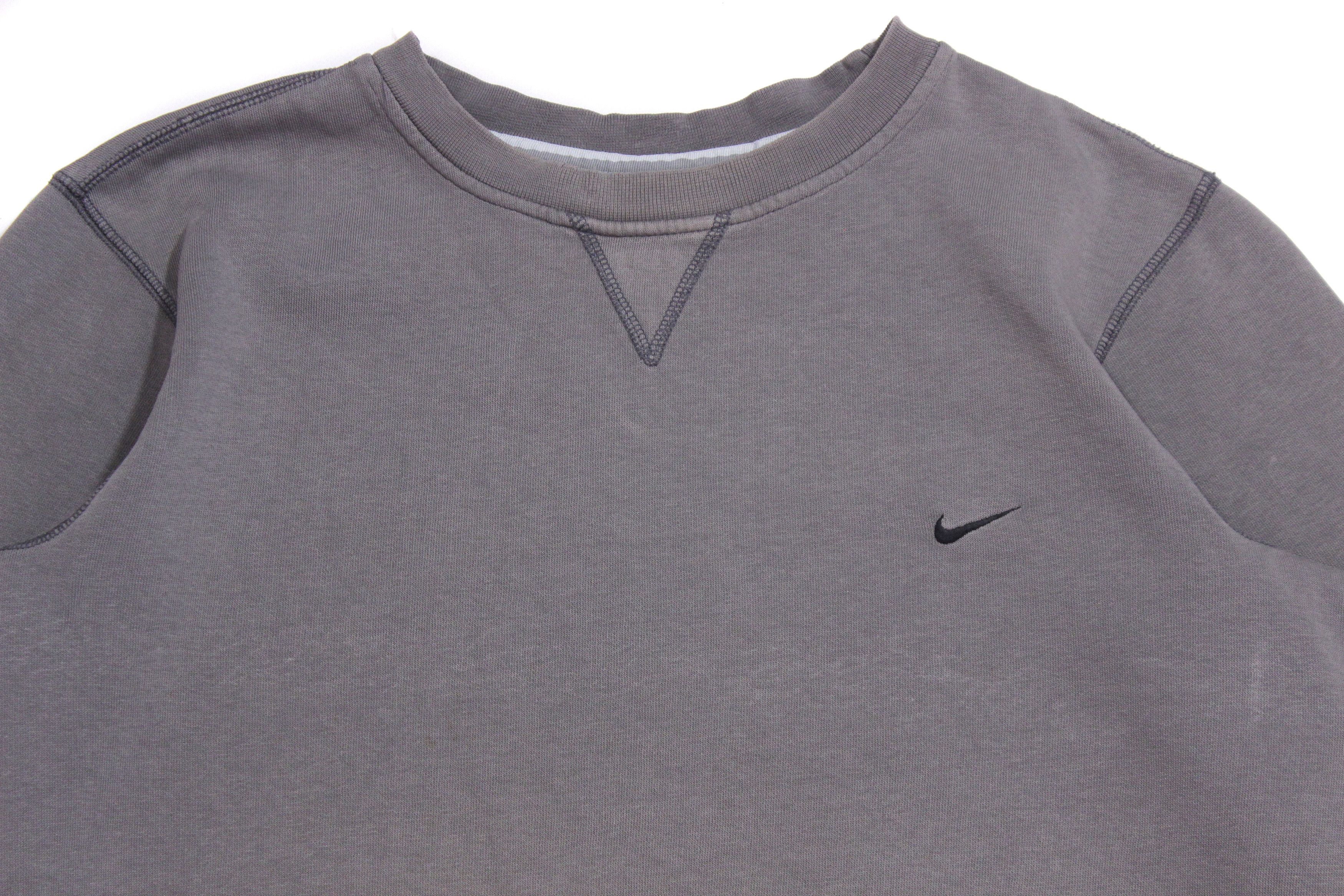 Nike 90S Swoosh Faded Distressed Sweatshirt Size US M / EU 48-50 / 2 - 3 Thumbnail