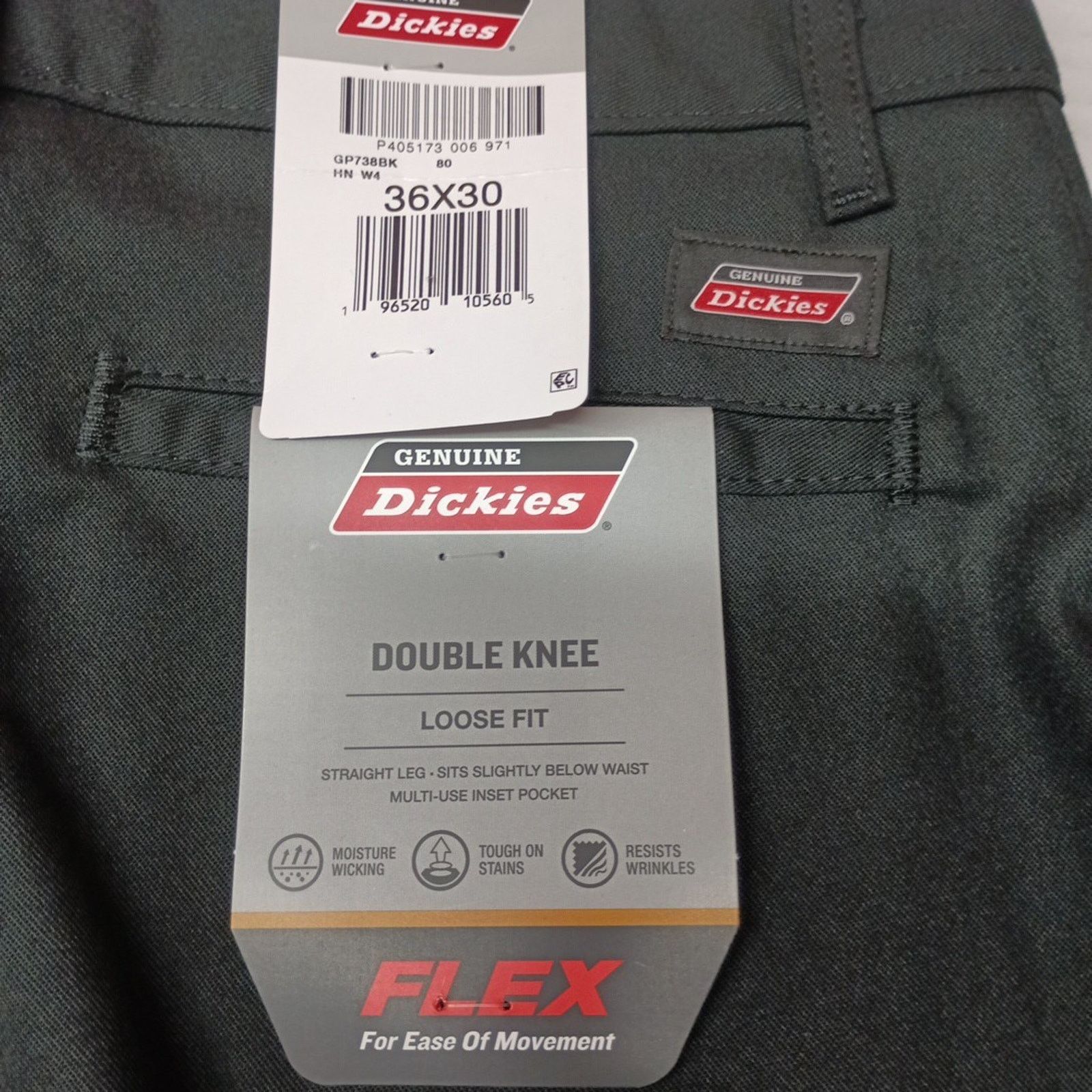 Dickies Dickies Loose Fit Double Knee Work Pants Men's 36x30 Black Size US 36 / EU 52 - 2 Thumbnail