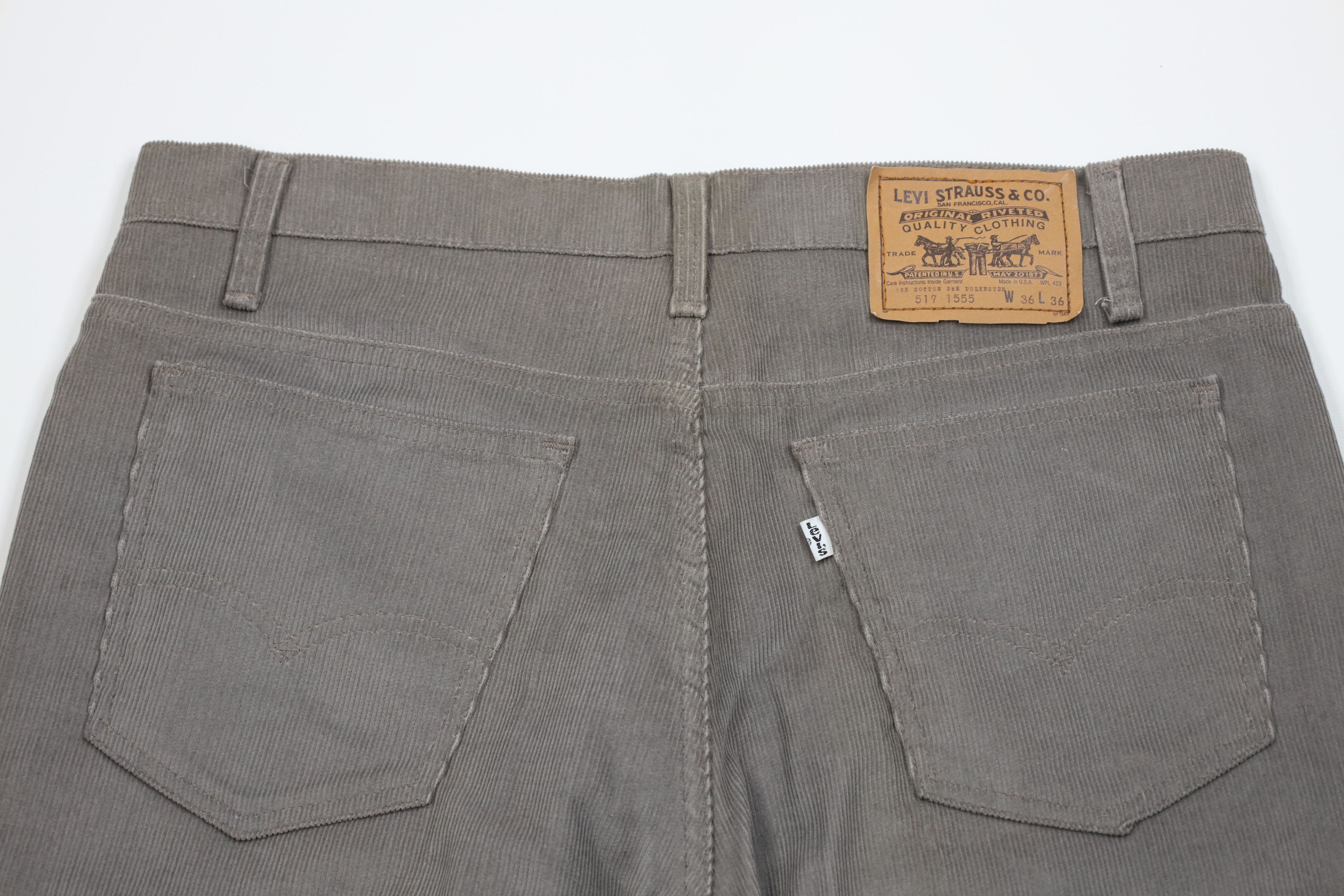 Levi's Vintage 80s Levis 517 Wide Leg Bootcut Corduroy Pants Size US 36 / EU 52 - 11 Thumbnail