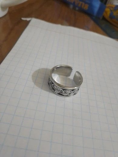 Jewelry Resizable Retro Devils Eyes Punk Gothic Ring Size ONE SIZE - 3 Thumbnail