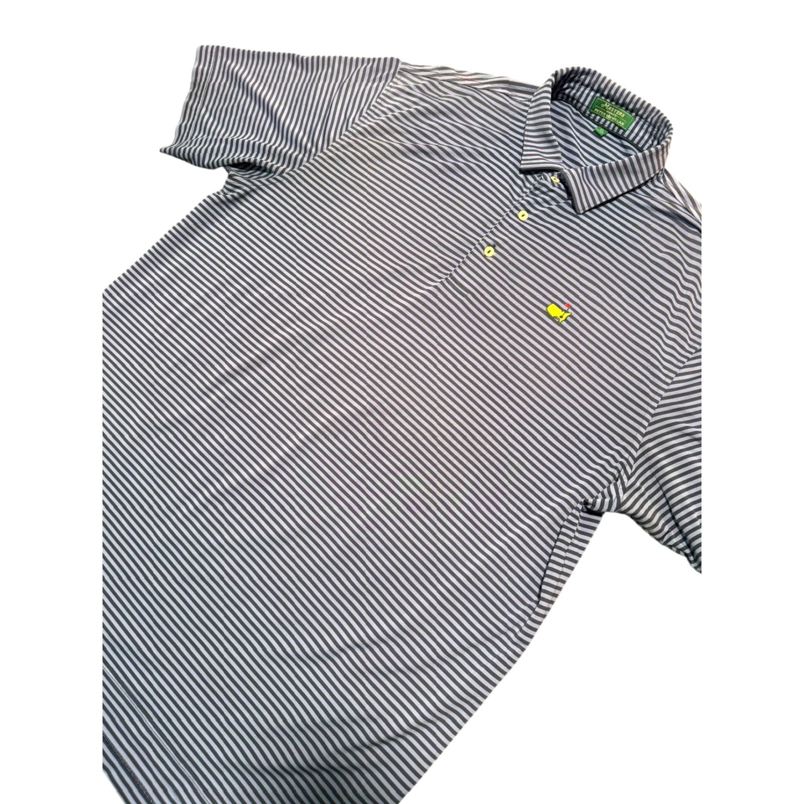 Peter Millar VINTAGE Masters x Peter Millar Augusta Golf Lavender Navy Blue Striped Polo Men’s XL Size US XL / EU 56 / 4 - 7 Thumbnail