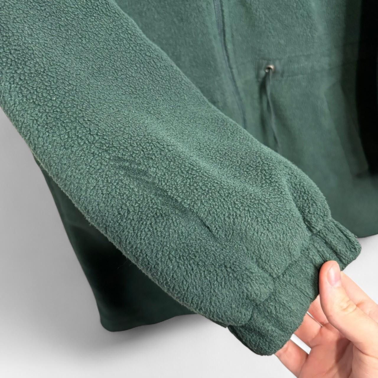 Vintage Vintage 90s Forest Green Fleece Zip-Up Jacket Size US L / EU 52-54 / 3 - 4 Thumbnail