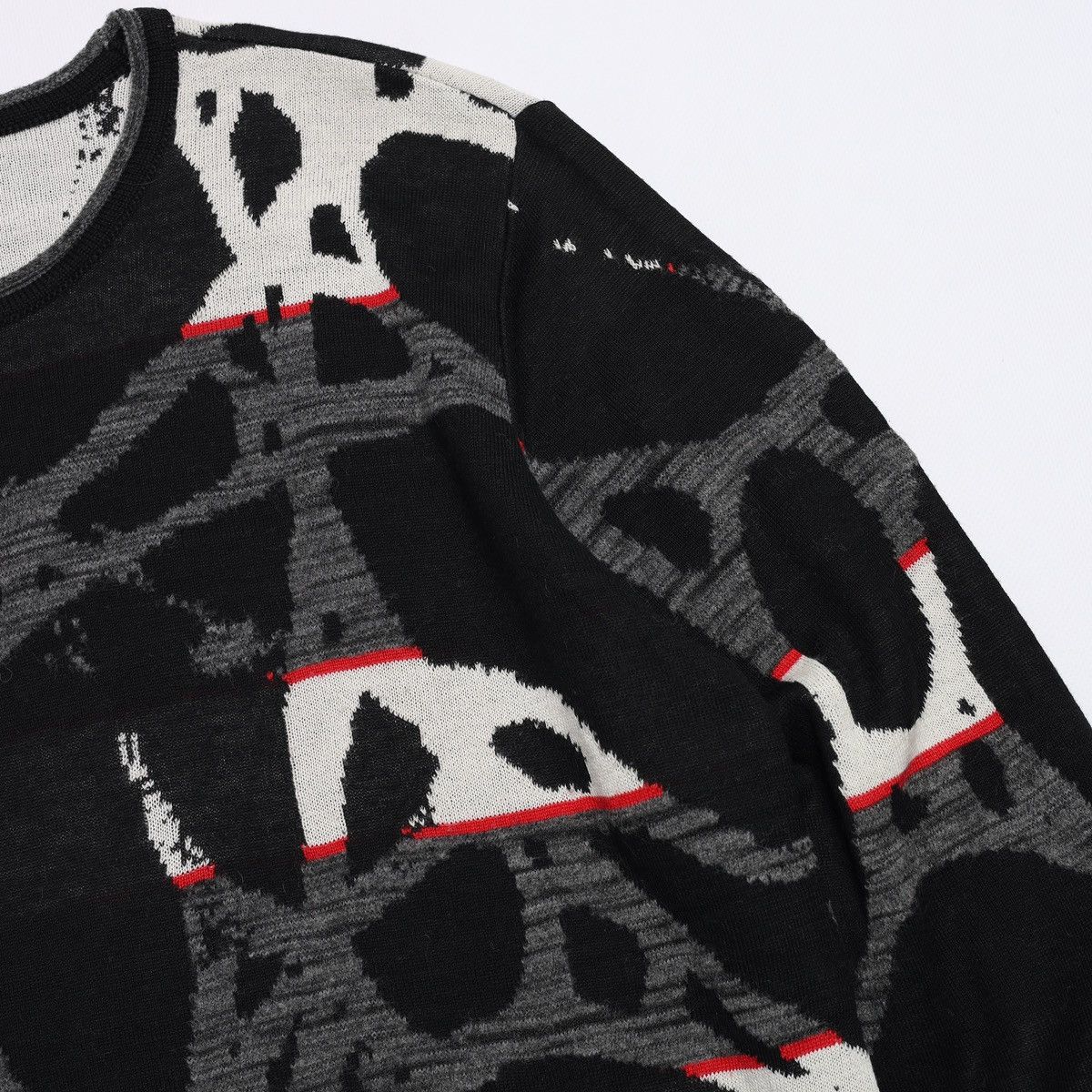 Carlo Colucci Carlo Colucci Sweater Multicolor Coogi Black Printed Size US M / EU 48-50 / 2 - 7 Thumbnail