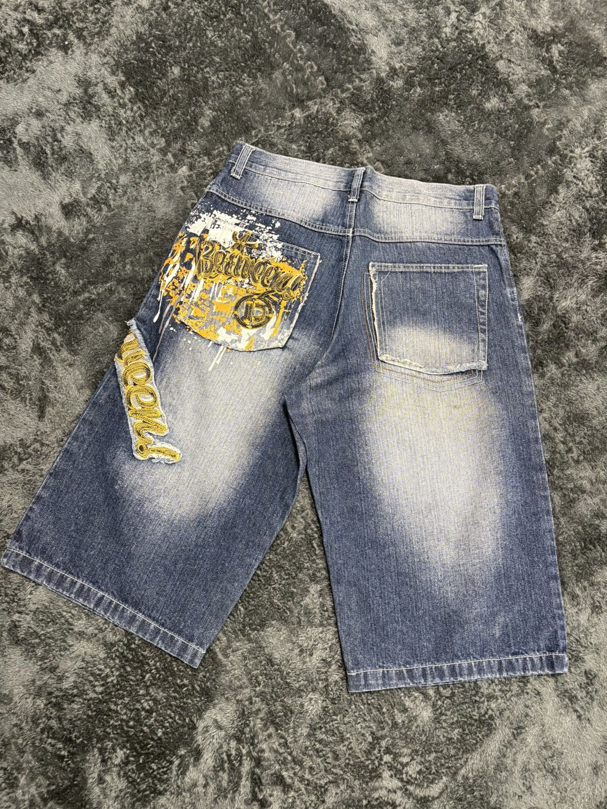 JNCO Vintage Between Jnco Style Karl Kani Baggy Shorts Size US 36 / EU 52 - 5 Thumbnail
