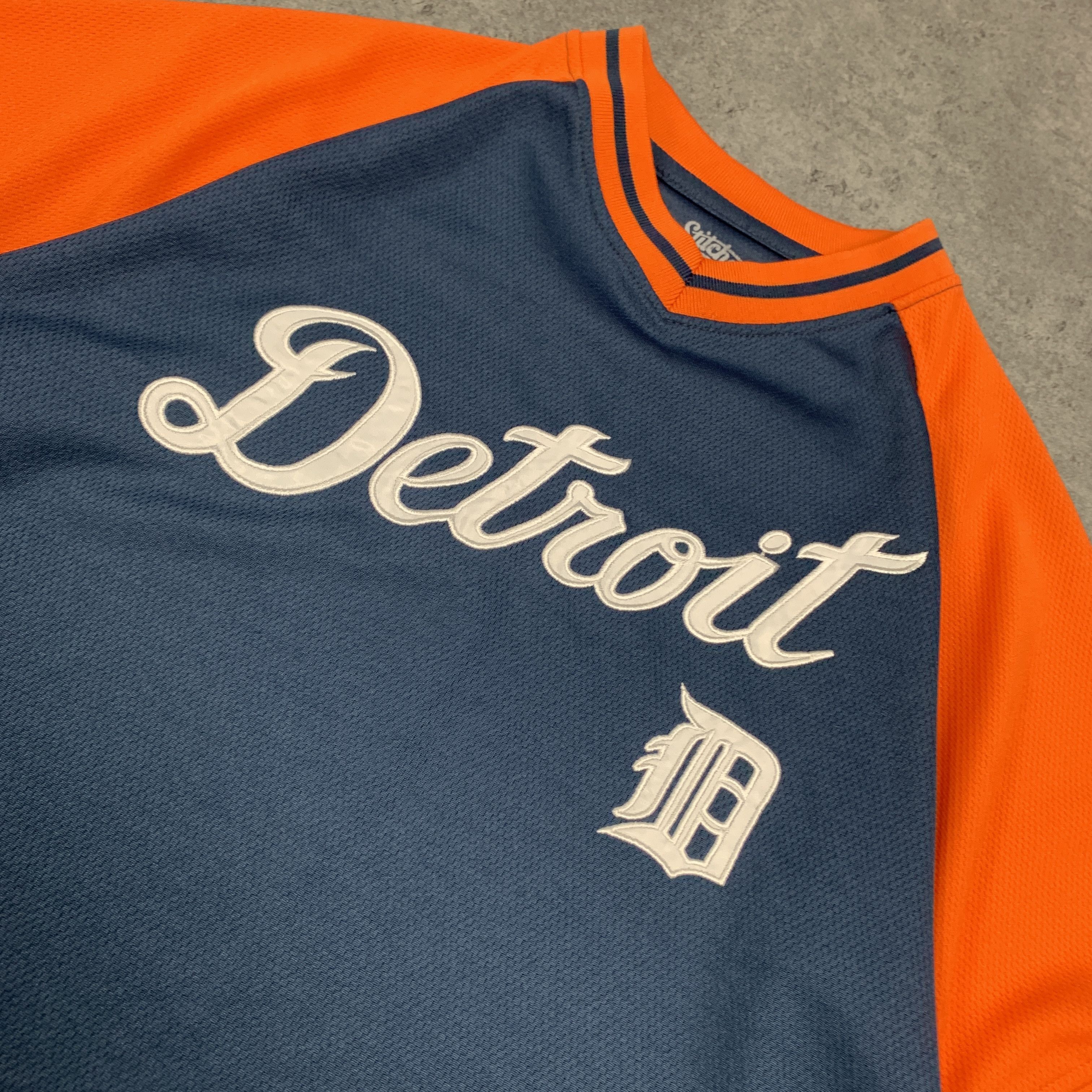 MLB × Stitch's Jeans Stitches Detroit navy orange jersey - L Size US L / EU 52-54 / 3 - 2 Thumbnail