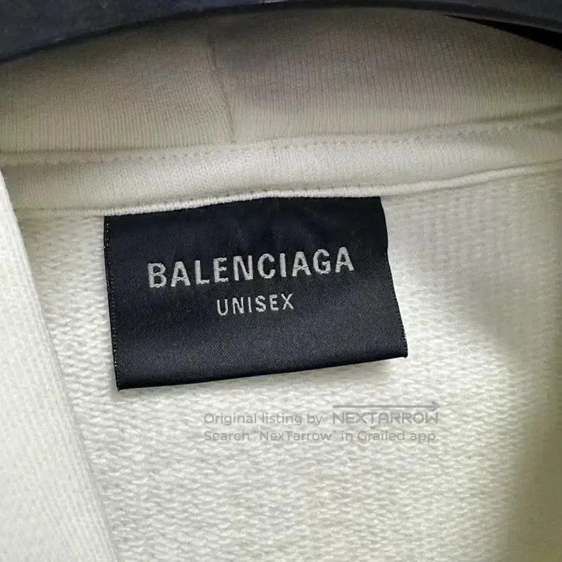 Balenciaga Balenciaga White Letter Print Zip Hoodie. Size US S / EU 44-46 / 1 - 3 Thumbnail