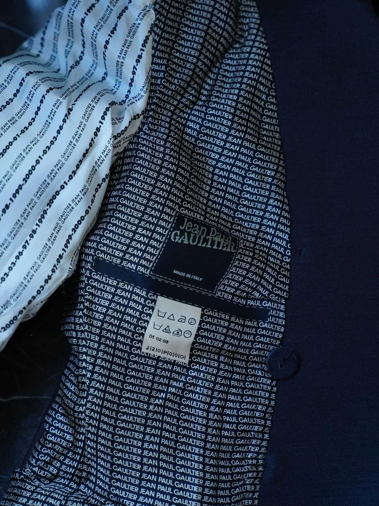 Jean Paul Gaultier JPG Wool Blend Iridescent Plum Reversible Blazer Italian S Size US S / EU 44-46 / 1 - 6 Thumbnail