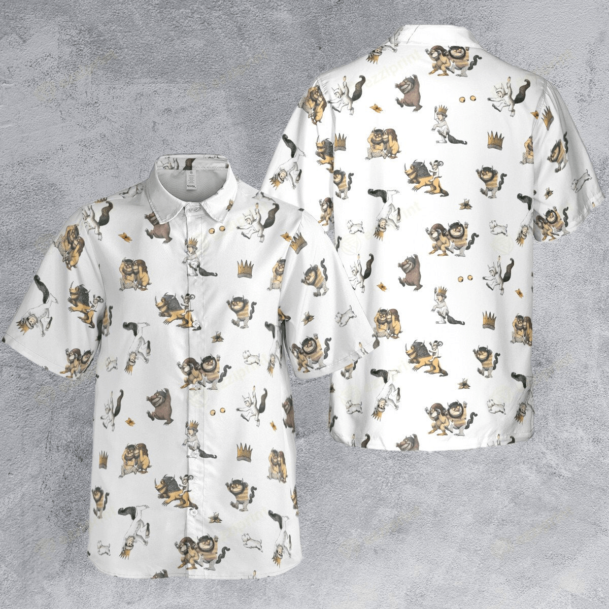 The Unbranded Brand Where the Wild Things Are Character Seamless Shirt Size US L / EU 52-54 / 3 - 4 Thumbnail