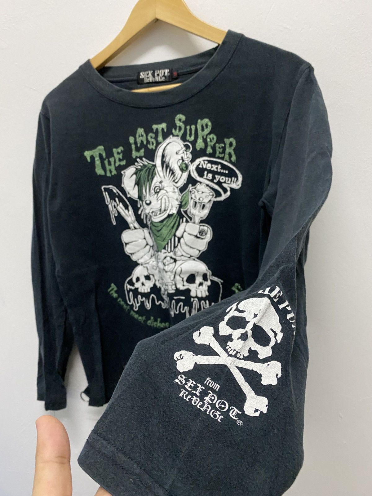Japanese Brand 💥90s Crazy Overprinted SEX POT REVENGE Sid Vicious punk tee Size US M / EU 48-50 / 2 - 4 Thumbnail
