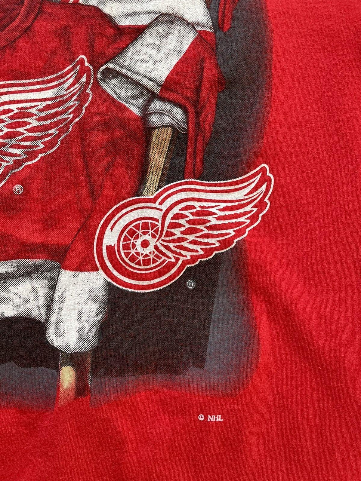 Nutmeg Lee Sport Nutmeg Detroit Red Wings VTG 90s Locker Room XL Size US XL / EU 56 / 4 - 9 Thumbnail