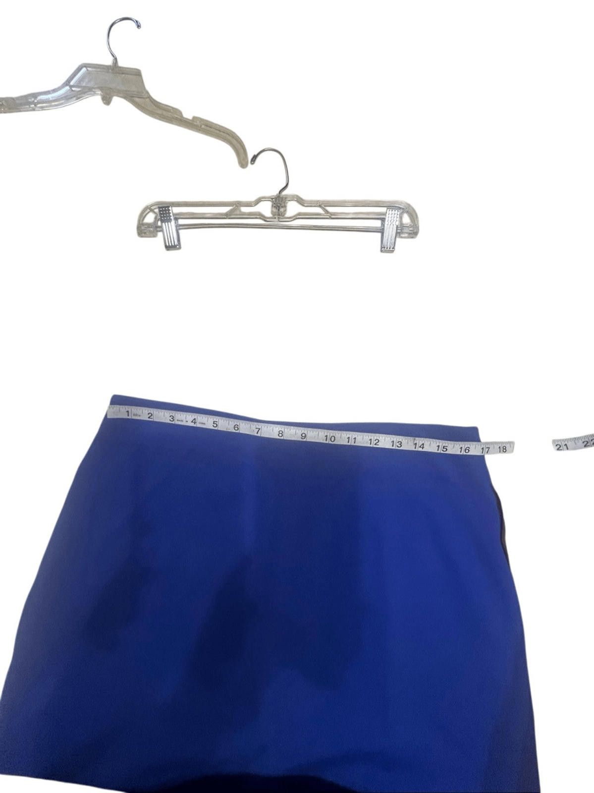 Designer Philosophy Marine Blue Skirt Sz 14 NWT Size 36" / US 14 / IT 50 - 6 Thumbnail