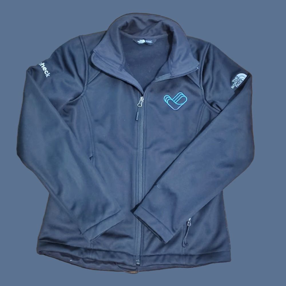 The North Face The North Face Jacket Women S Black Windwall Zip Logo Windbreaker Size S / US 4 / IT 40 - 1 Thumbnail
