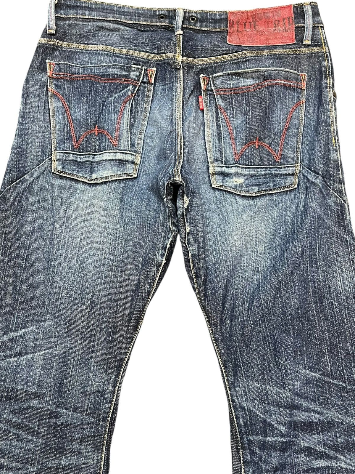 Edwin Vintage Edwin Blue Trip Twisted Leg Denim Size US 32 / EU 48 - 6 Thumbnail