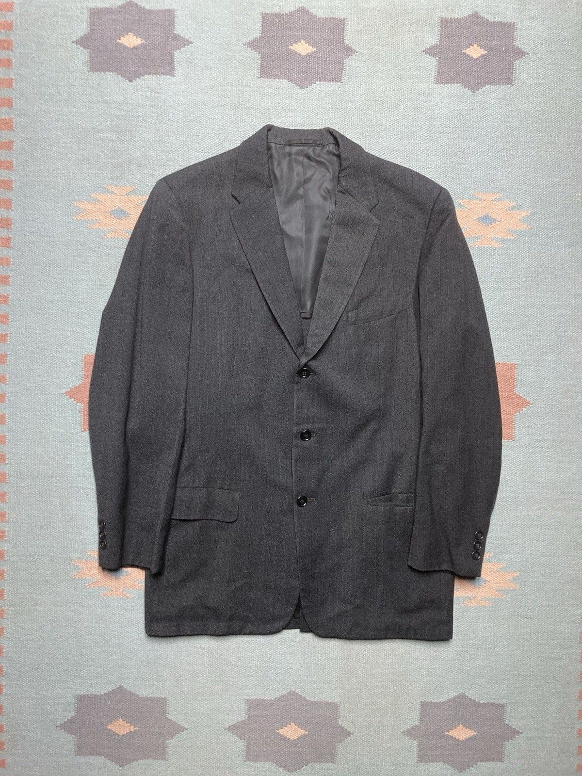 Vintage 1950s Richman Brothers 2 piece suit fleck rockabilly 38 Size 38S - 2 Thumbnail