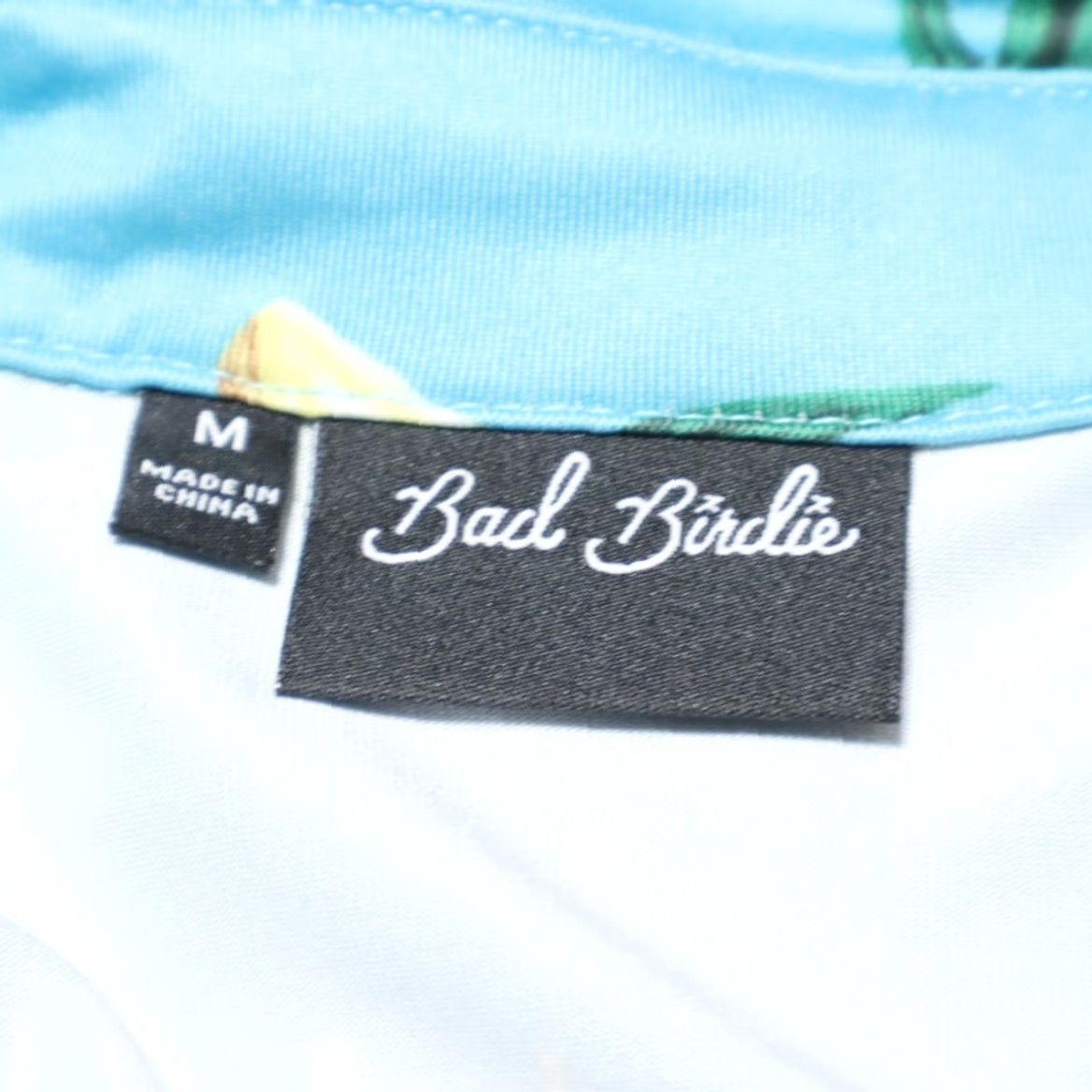 Vintage Bad Birdie Pineapple Golf Polo Shirt Blue Men's M Size US M / EU 48-50 / 2 - 5 Thumbnail