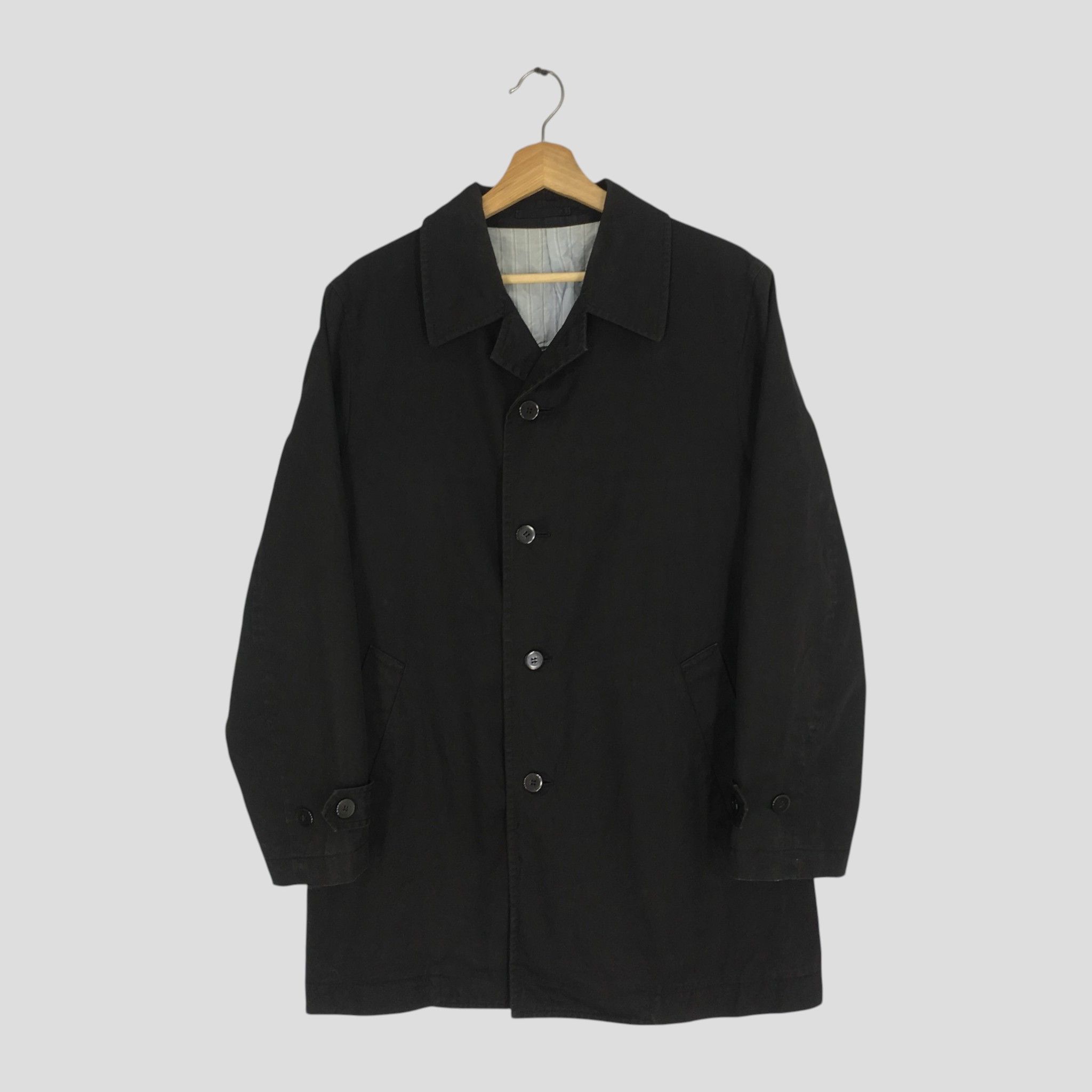 Comme des Garcons Homme Plus Vintage Comme Des Garcons Homme Black Jacket - 1859 Size US S / EU 44-46 / 1 - 1 Thumbnail