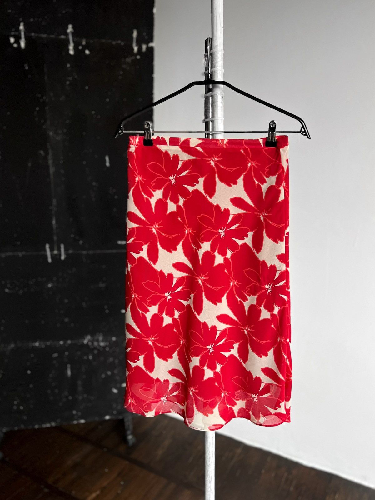 H&M × Vintage H&M Womens Vintage Cute Floral Knee-Length Skirt Size 28" / US 6 / IT 42 - 3 Thumbnail