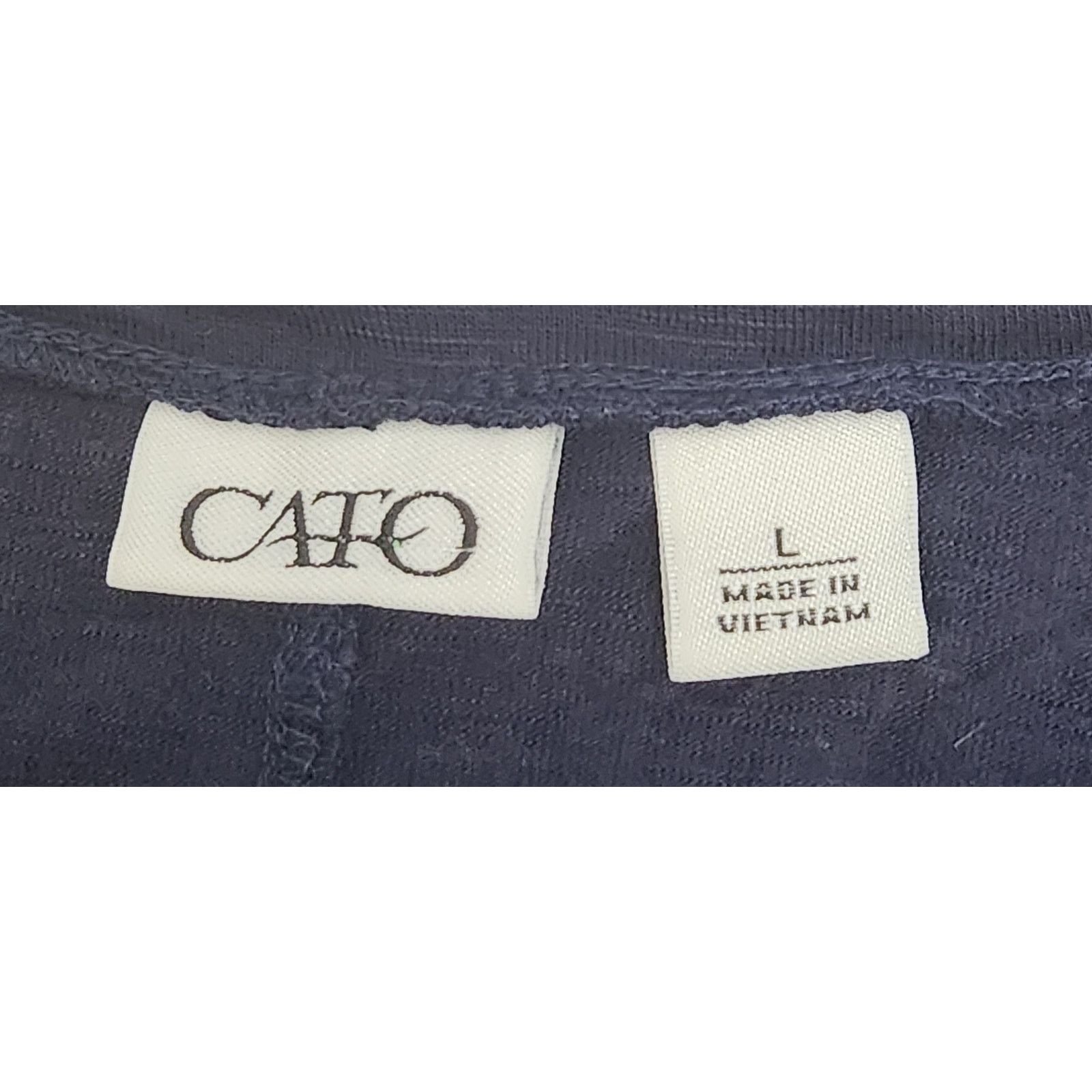 Other Cato Navy Blue Dolman Long Sleeves Top Large Lightweight Size L / US 10 / IT 46 - 4 Thumbnail