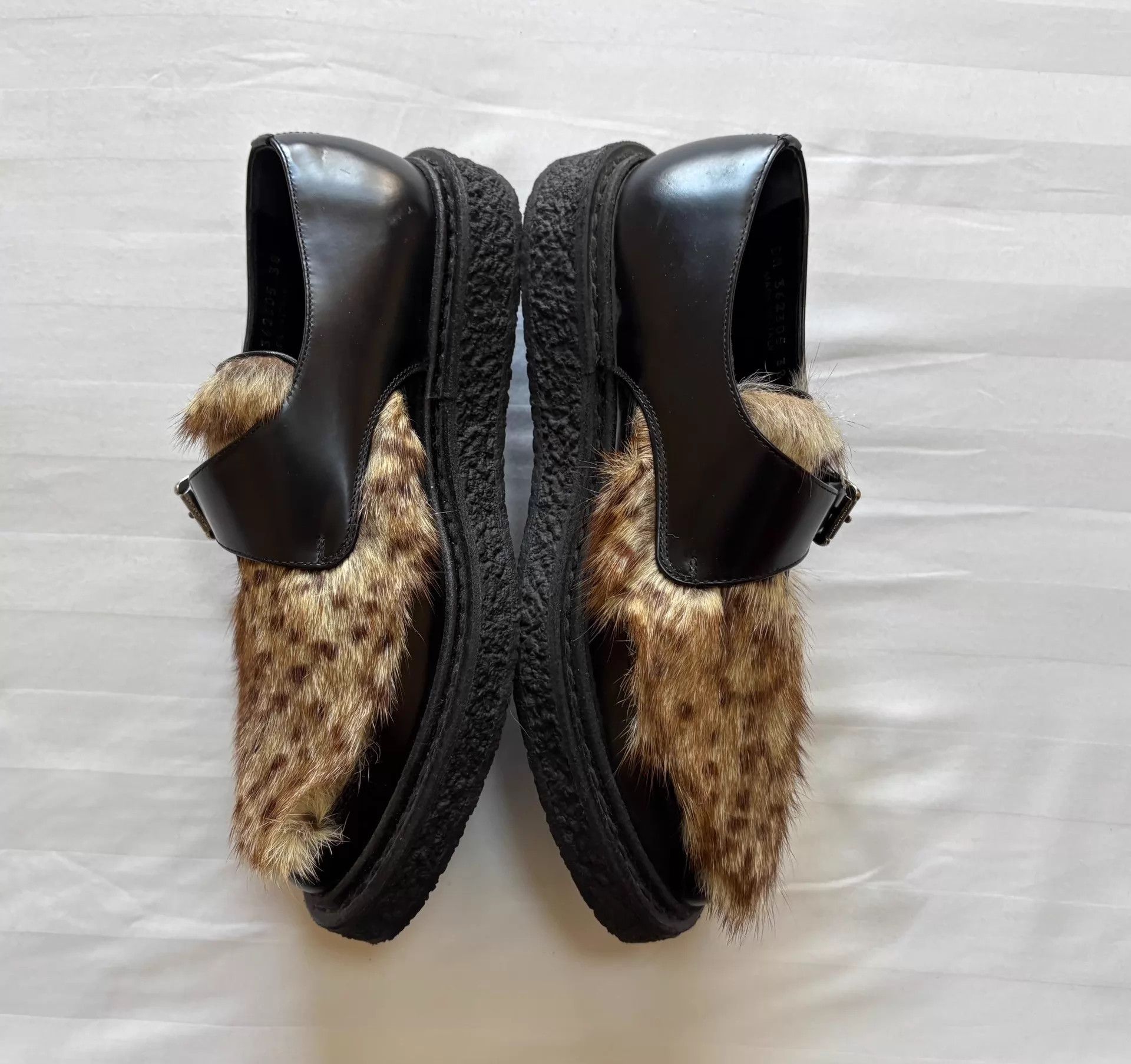 Saint Laurent Paris SLP Saint Laurent Leopard Fur Paneled Loafer 38 EU Size US 7.5 / IT 37.5 - 8 Thumbnail