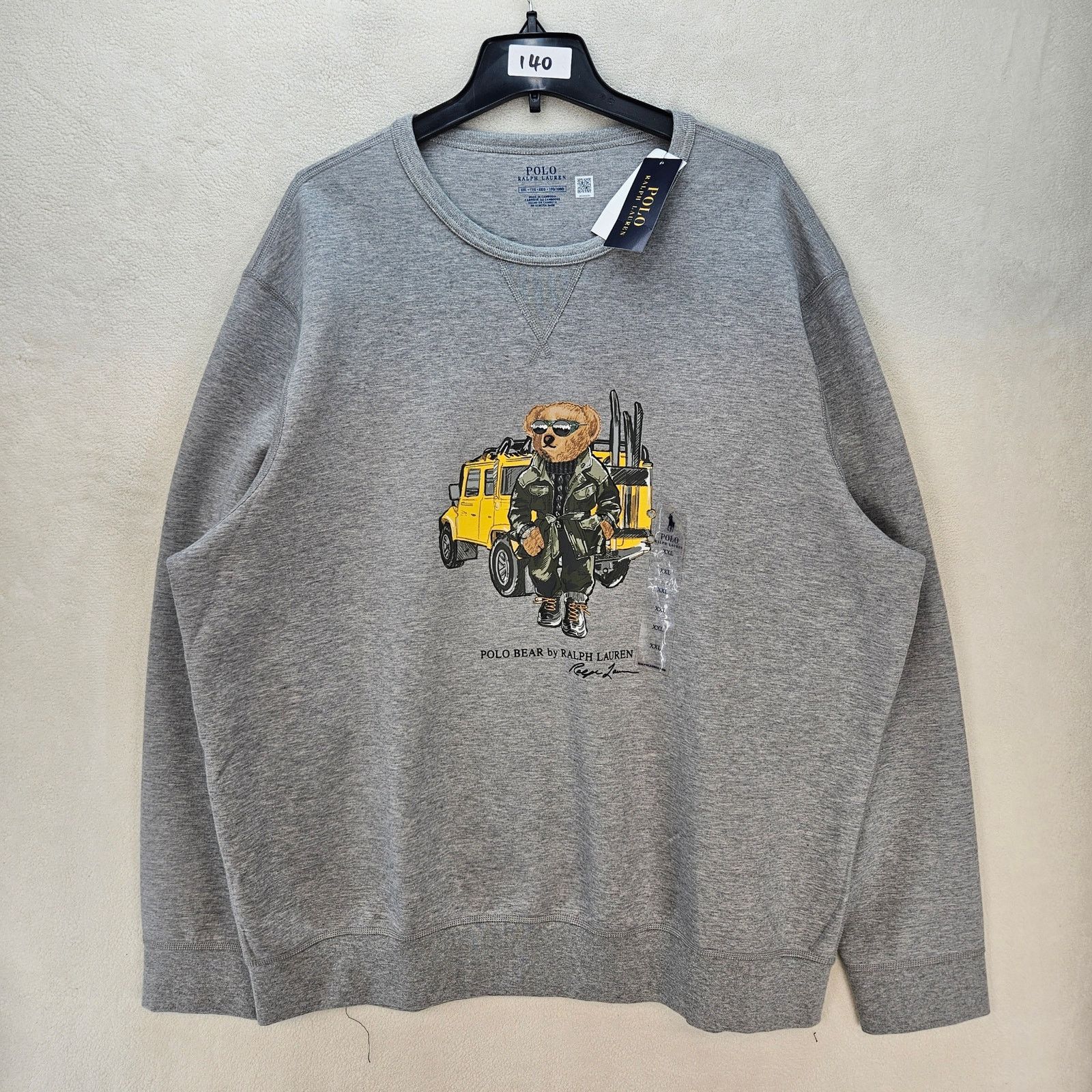 Polo Ralph Lauren POLO RALPH LAUREN MEN'S XXL DEFENDER BEAR DOUBLE-KNIT SWEAT Size US XXL / EU 58 / 5 - 1 Thumbnail