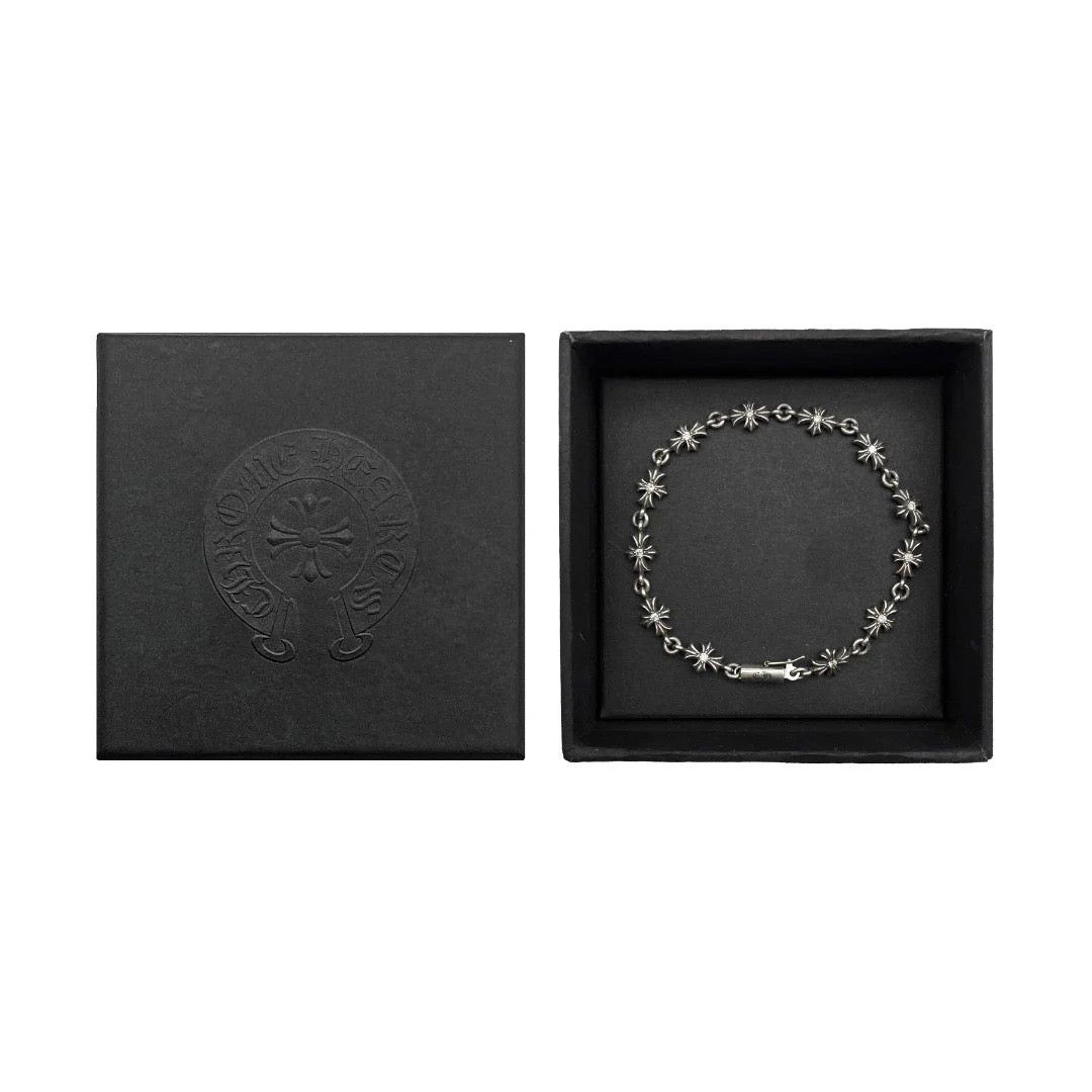 Chrome Hearts Chrome Hearts Diamond Tiny E .925 Silver 12 Link Bracelet Size ONE SIZE - 4 Thumbnail