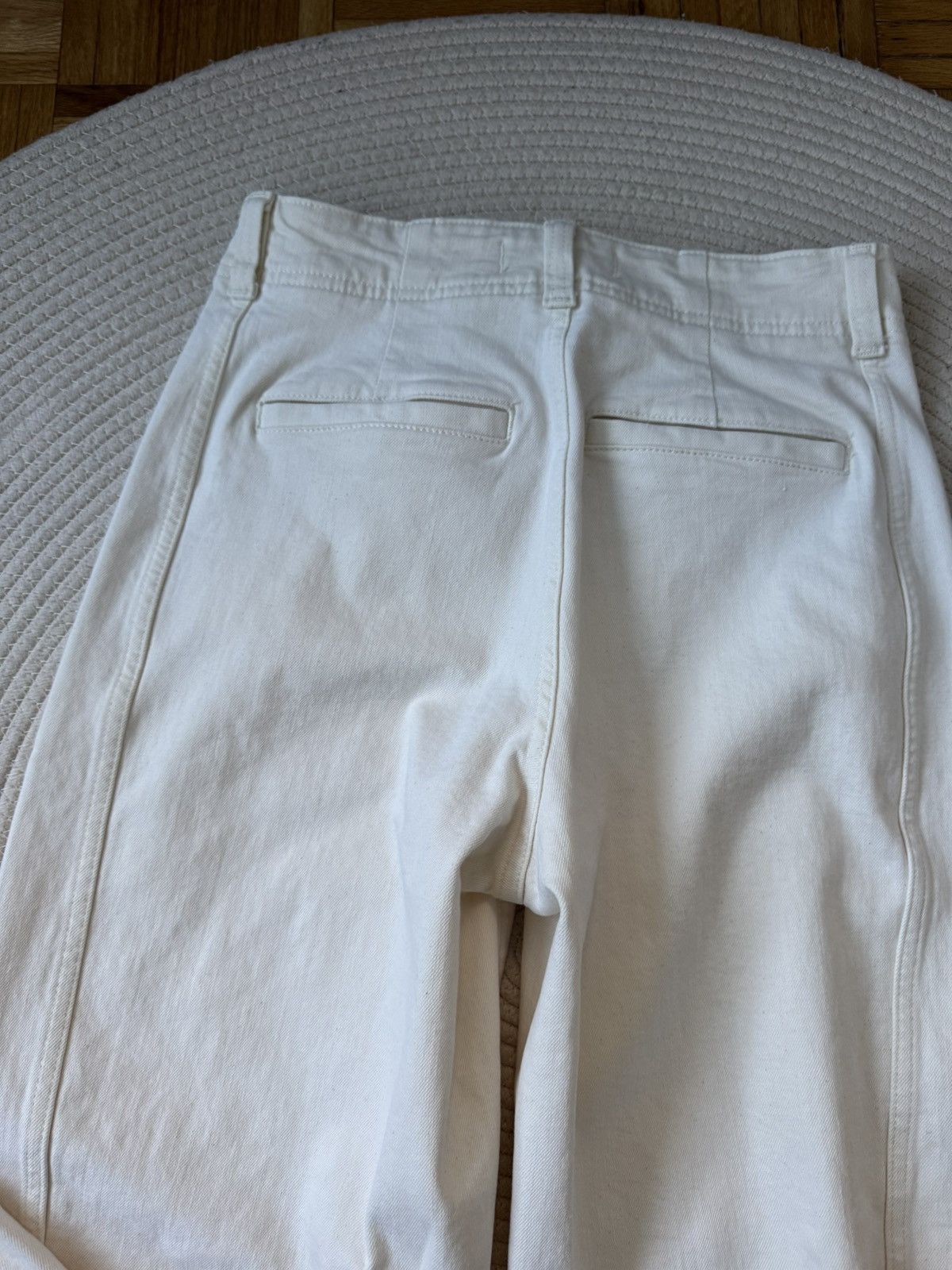 Madewell Madewell tapered denim trousers in vintage ivory Size 27" / US 4 / IT 40 - 3 Thumbnail
