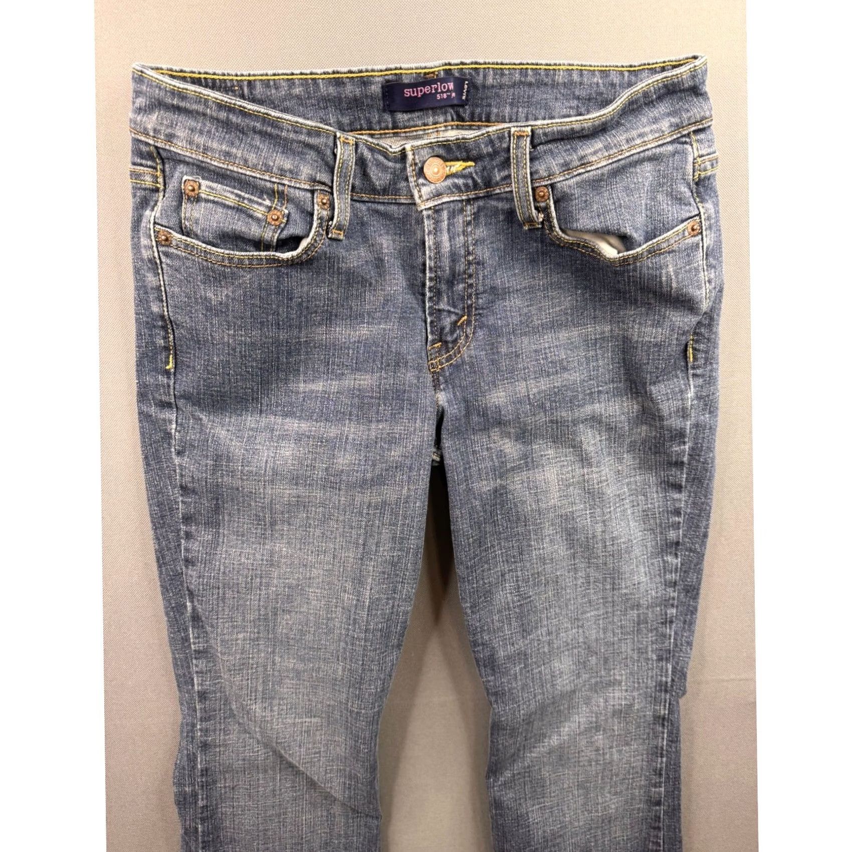 Levi's Levi's Jeans Womens Blue Bootcut Flare Denim 29x27 Size 29" - 6 Thumbnail