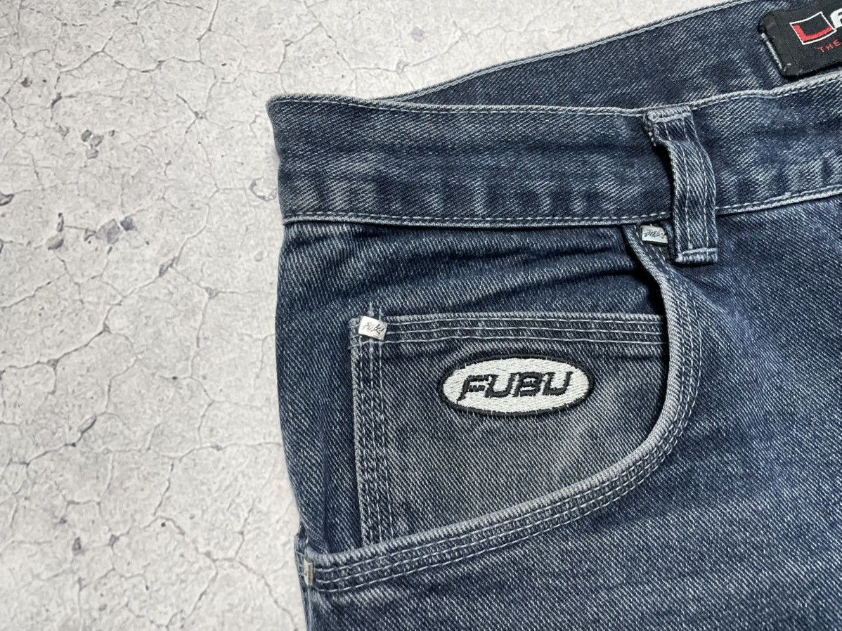 Fubu Vintage Fubu Cargo Rap Baggy Jeans Denim Нуре Rare Size M Size US 32 / EU 48 - 6 Thumbnail