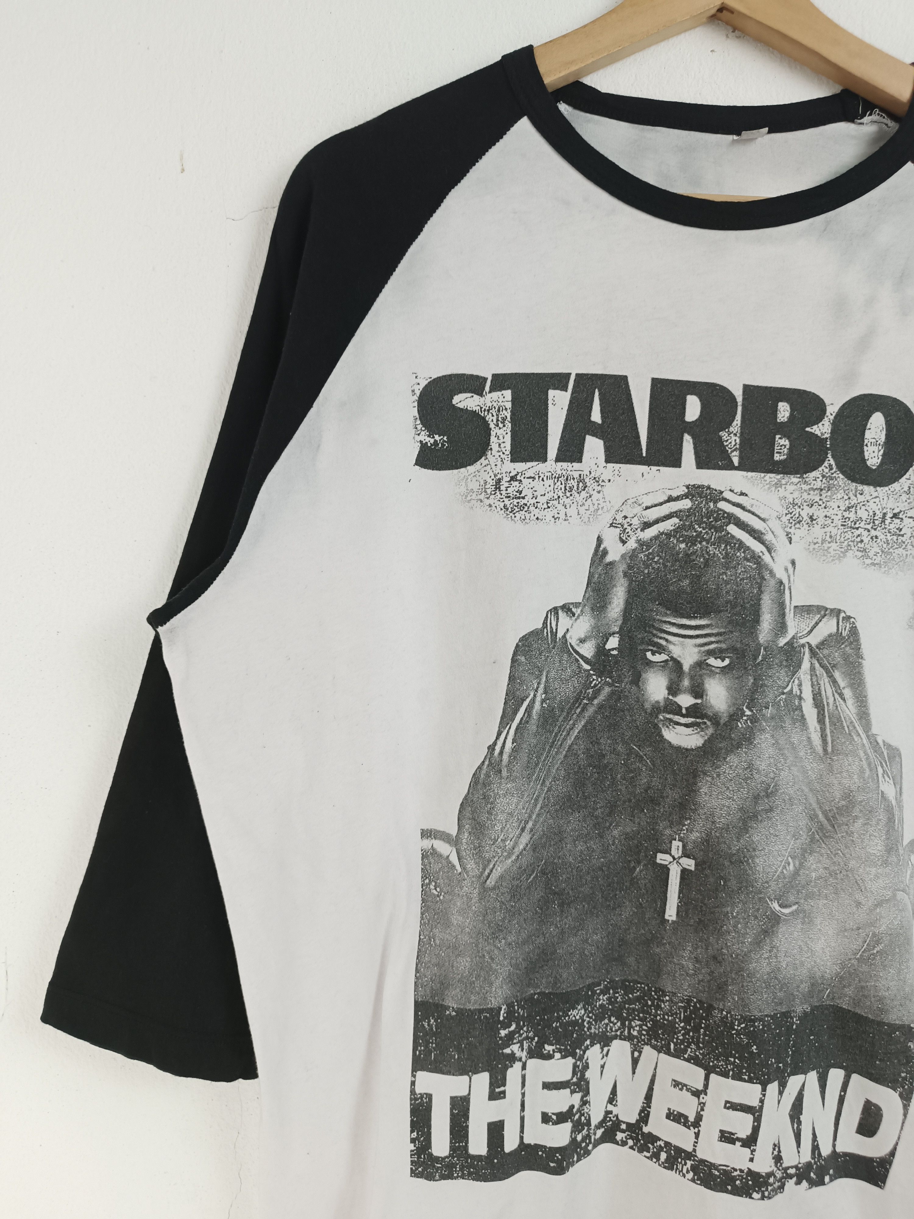 Rap Tees TRASHED THE WEEKND 3Q TEE RAP TEES HIP HOP SELENA BIEBER Size US XL / EU 56 / 4 - 5 Thumbnail