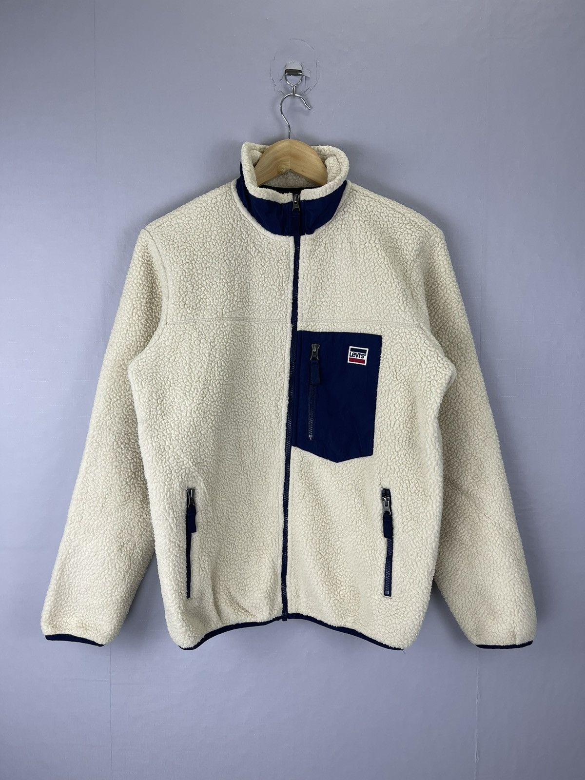 Levi's × Levi's Vintage Clothing × Vintage VINTAGE LEVIS RETRO Style Sherpa Zipper Jacket Size US M / EU 48-50 / 2 - 1 Thumbnail