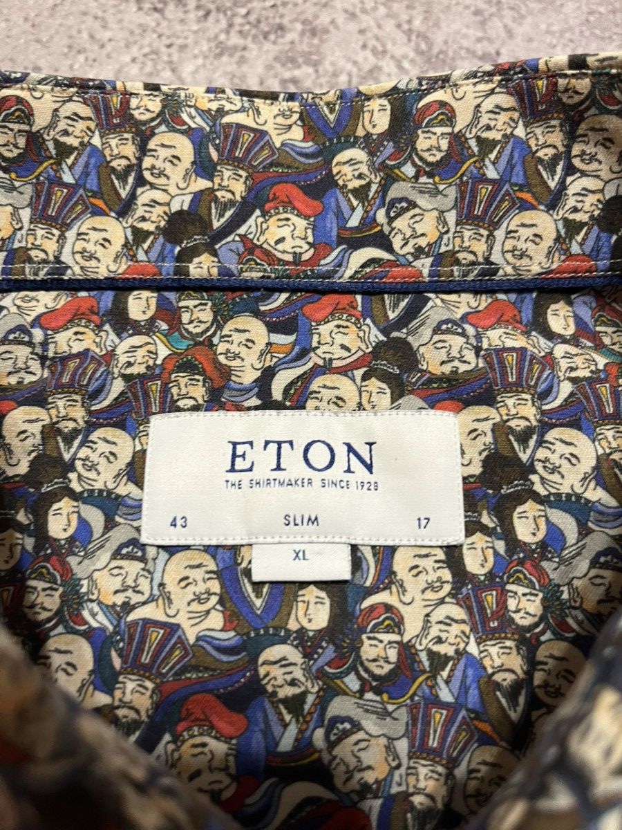 Eton Eton Japanese style up button shirt Size US XL / EU 56 / 4 - 4 Thumbnail