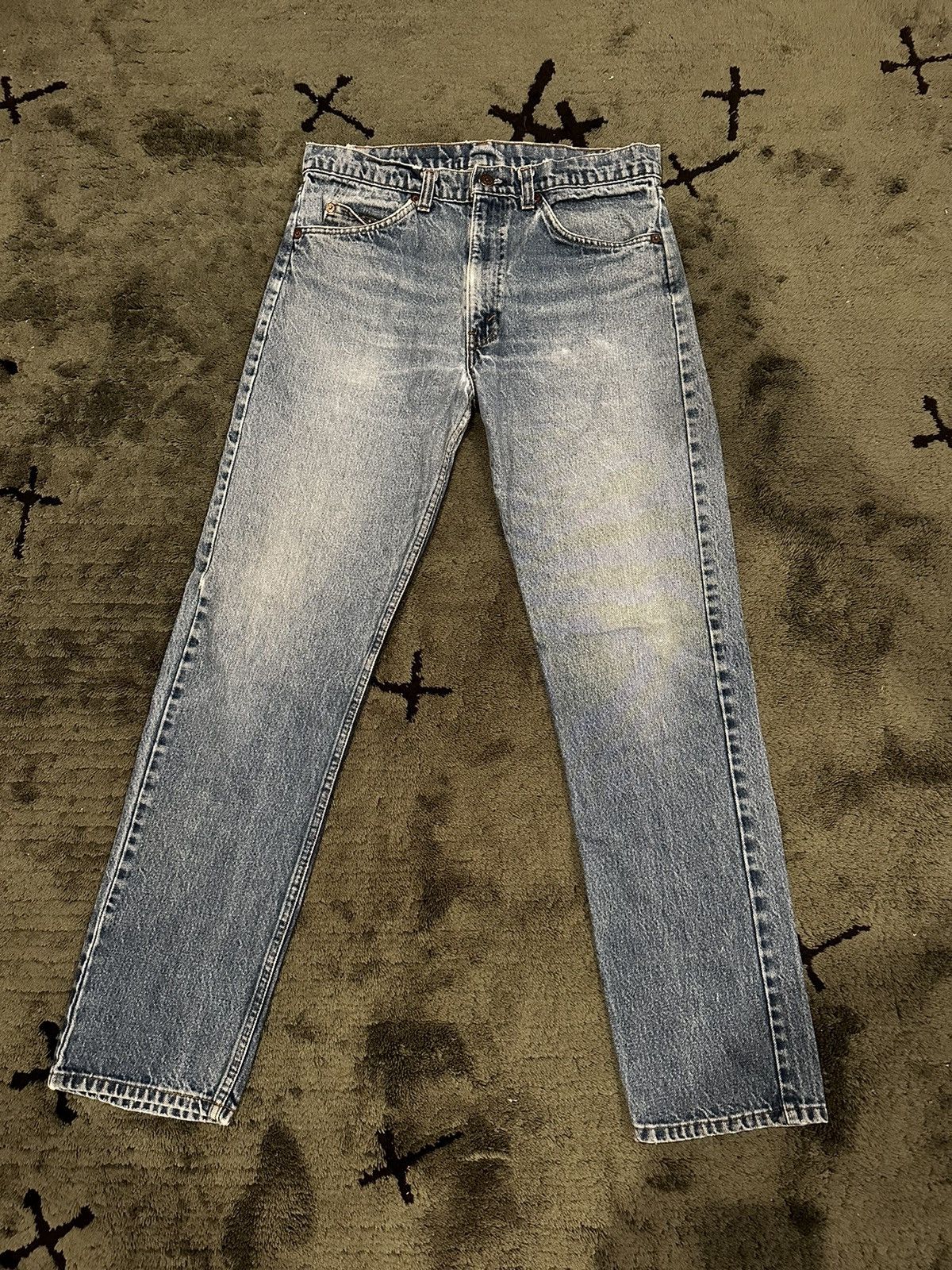 Levi's × Vintage Vintage 70’s Levi’s Orange Tab Light Wash Denim Size US 32 / EU 48 - 3 Thumbnail