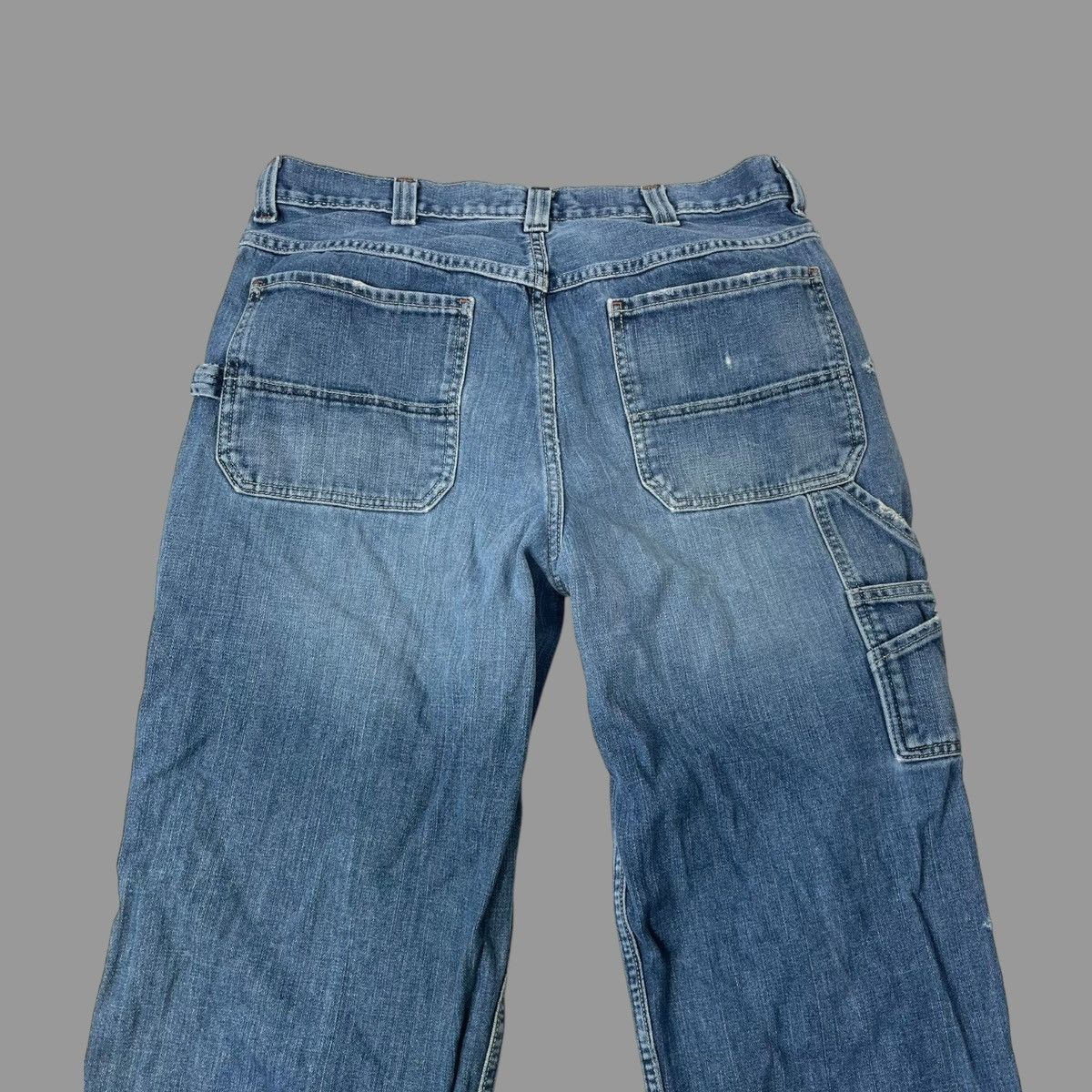Vintage Vintage y2k baggy denim carpenter jeans Size US 34 / EU 50 - 3 Thumbnail