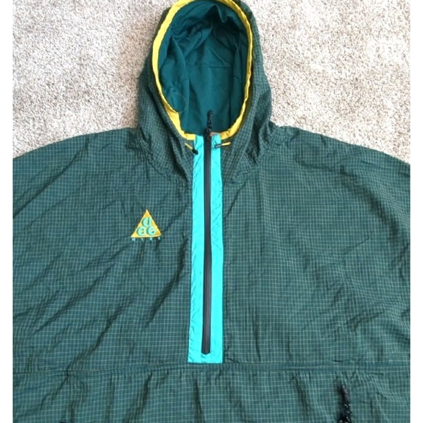 Nike ACG Nike ACG Lab Oversized Anorak Hooded Jacket 1/2 Zip Check XL/2X Pullover Size US XL / EU 56 / 4 - 3 Thumbnail