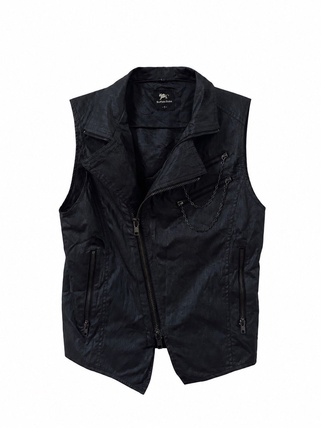 BUFFALO BOBS 2000s Buffalo Bobs Waxed Vest Jacket Size US S / EU 44-46 / 1 - 3 Thumbnail
