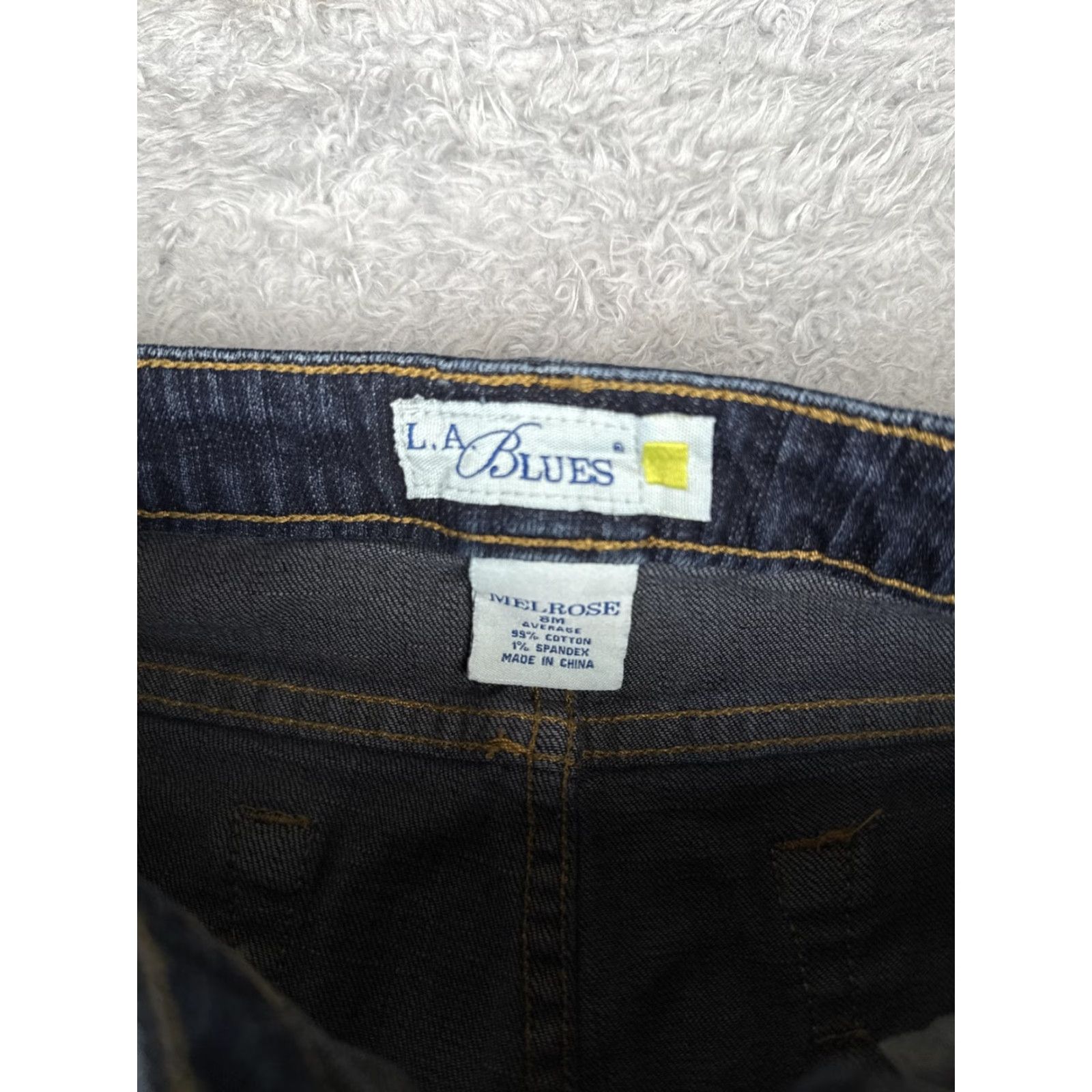 Vintage VINTAGE LA Blues Melrose Jeans Women 8 Blue Bootcut Denim Mid Rise 30x31 Blue Jeans Womens Mid Rise Bootcut 30 31 United States Size 30" / US 8 / IT 44 - 6 Thumbnail