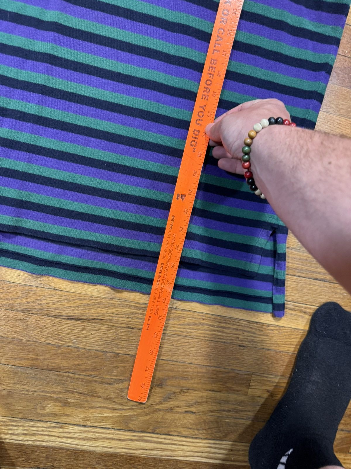 Polo Ralph Lauren × Vintage Vintage Polo Ralph Lauren Striped Rugby Size US XL / EU 56 / 4 - 6 Thumbnail