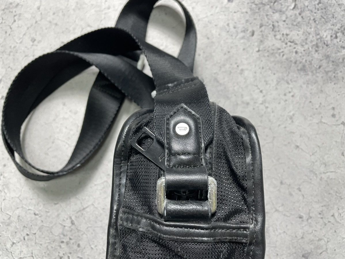 Diesel Diesel Leather Messenger Bag Black Y2K Size ONE SIZE - 8 Thumbnail
