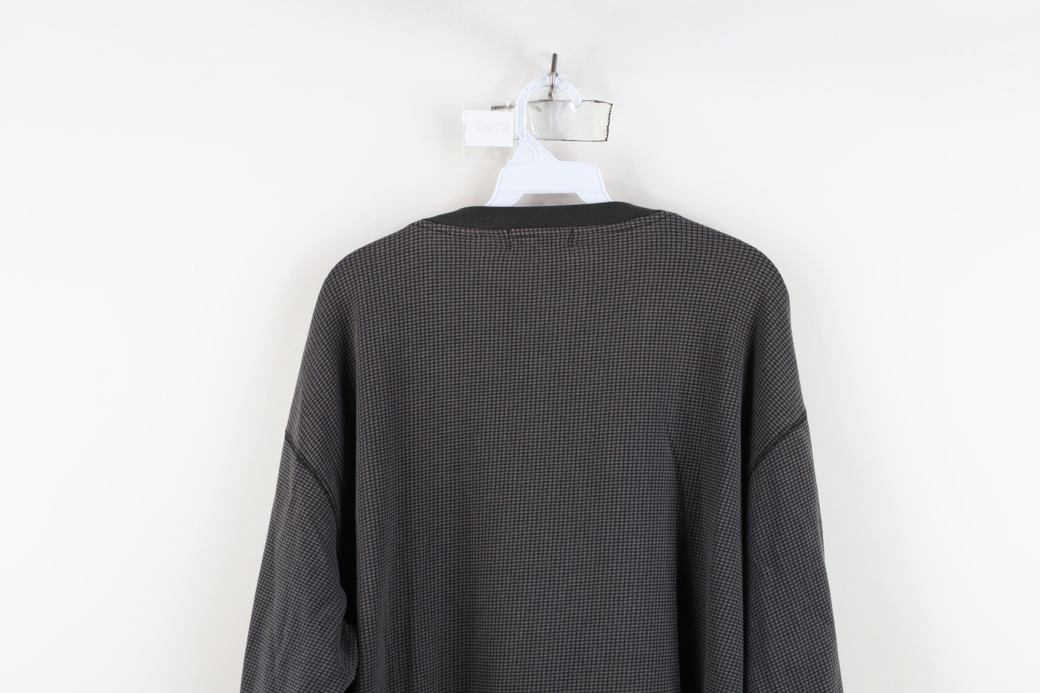 Vintage Vintage 90s Streetwear Knit Long Sleeve Henley T-Shirt Size US XL / EU 56 / 4 - 12 Thumbnail