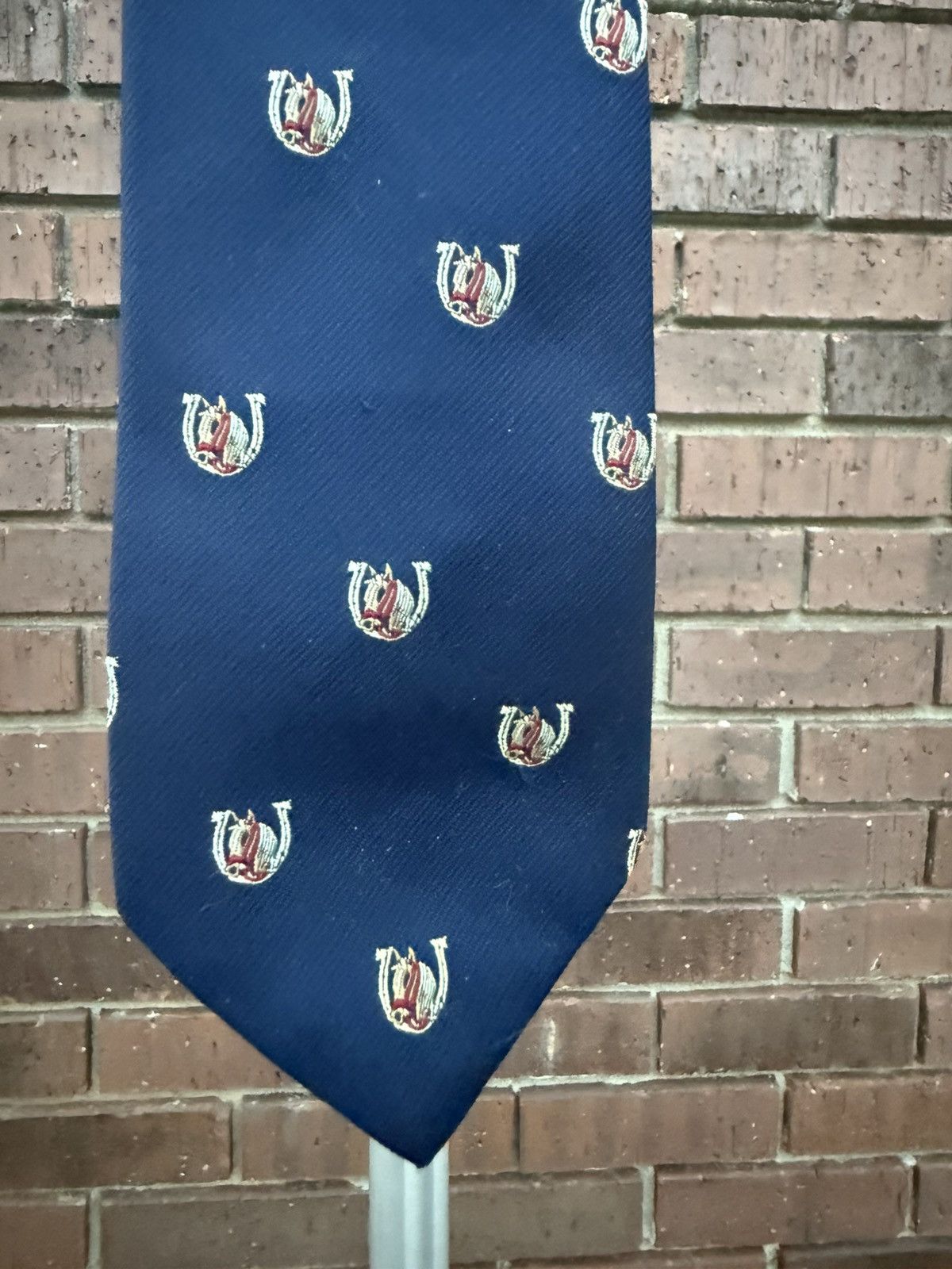 Cambridge Satchel Company VTG Cambridge Collection By Damon Mens Neck Tie Equestrian Size ONE SIZE - 2 Thumbnail