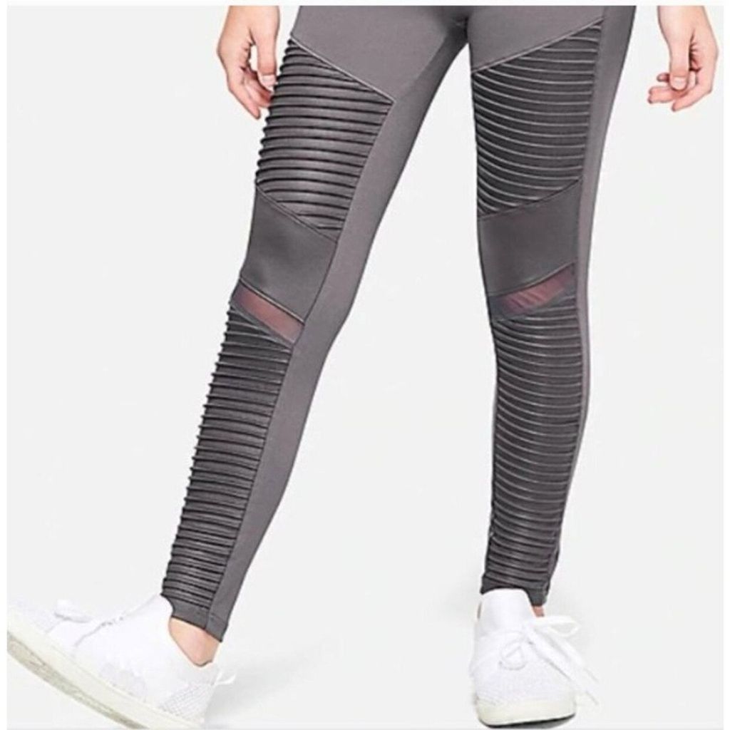 Justine Clenquet Girls JUSTICE Moto Leggings Size 12 Fits Me As A S/XS Adult Size 34" / US 12 / IT 48 - 1 Thumbnail